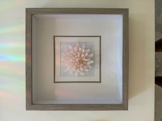 Framed Crystal Cluster Shadow Box Wall Art – 13” x 13”