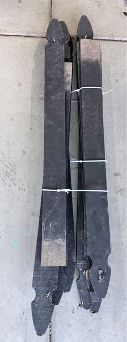 Halloween black fence