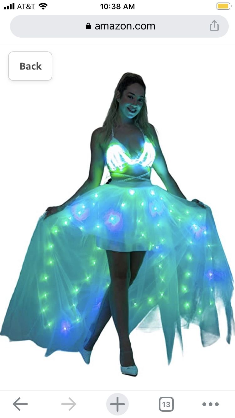 Light Up Tulle Rave Skirt