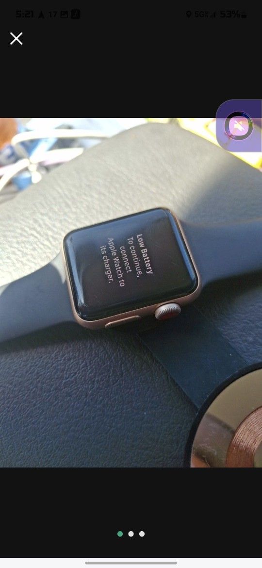 Apple Watch 3 Gold Like new