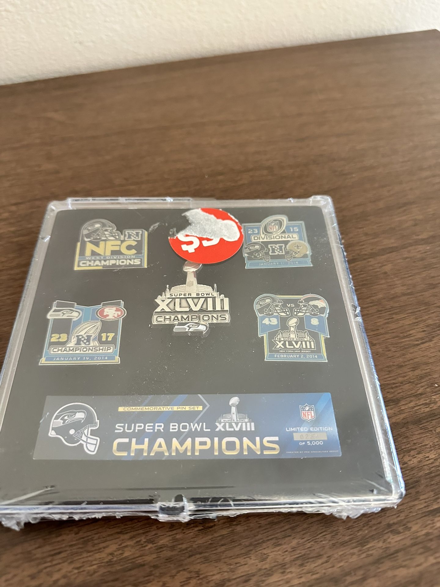 Seattle Seahawks Super Bowl 48 Pin Set