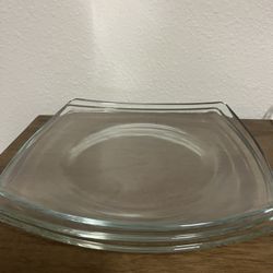 🍽️ Set of 5 Glass Plates – Modern Design (Katy 77494)