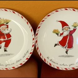 CHRISTMAS PEP MINT PARADE PLATES, VINTAGE, GREAT GIFT (SALE)
