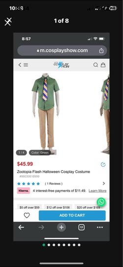 Zootopia Flash XL Costume