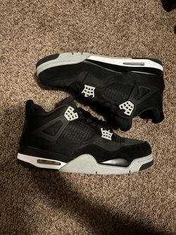 Jordan 4 black canvas size 10