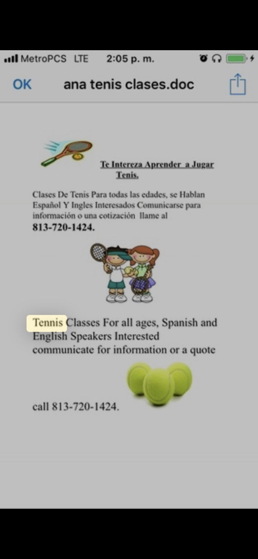 Professional tennis and table tennis classes are offered for all ages. From 6 years old and up to adults, thank you for $100 dollars per hour.