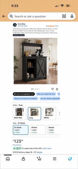 Coffee bar furniture only