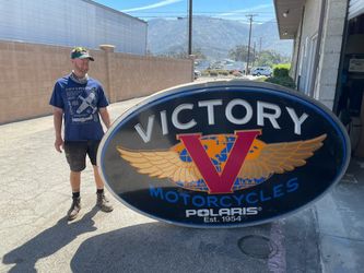 Victory Motorcycles Polaris Sign 