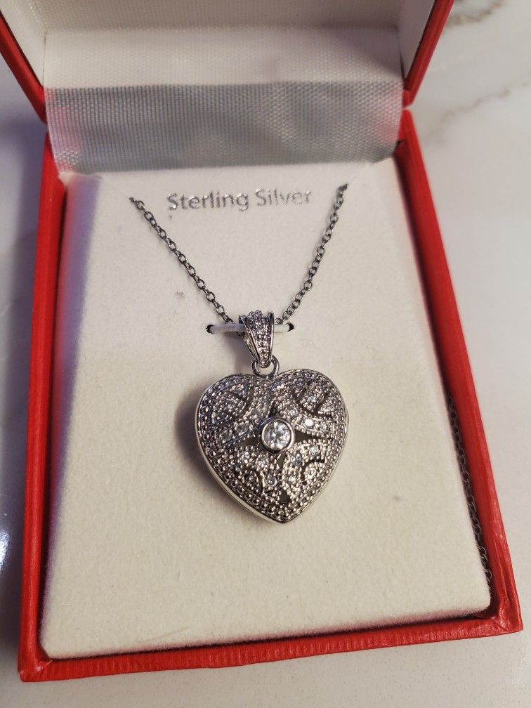 Sterling Silver Heart Locket