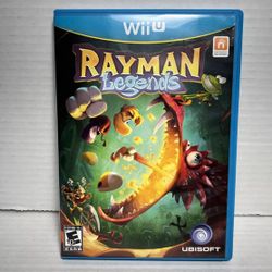 Rayman Legends (Nintendo Wii U, 2013) CIB Complete Tested MINT DISC