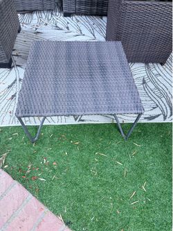 Outdoor Wicker Table