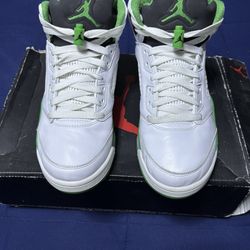 Jordan 5 Retro Lucky Green 2024  Size 8.5M/10W