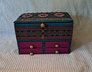 Beautiful Beaded Jewelry Box