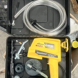 paint spray gun.