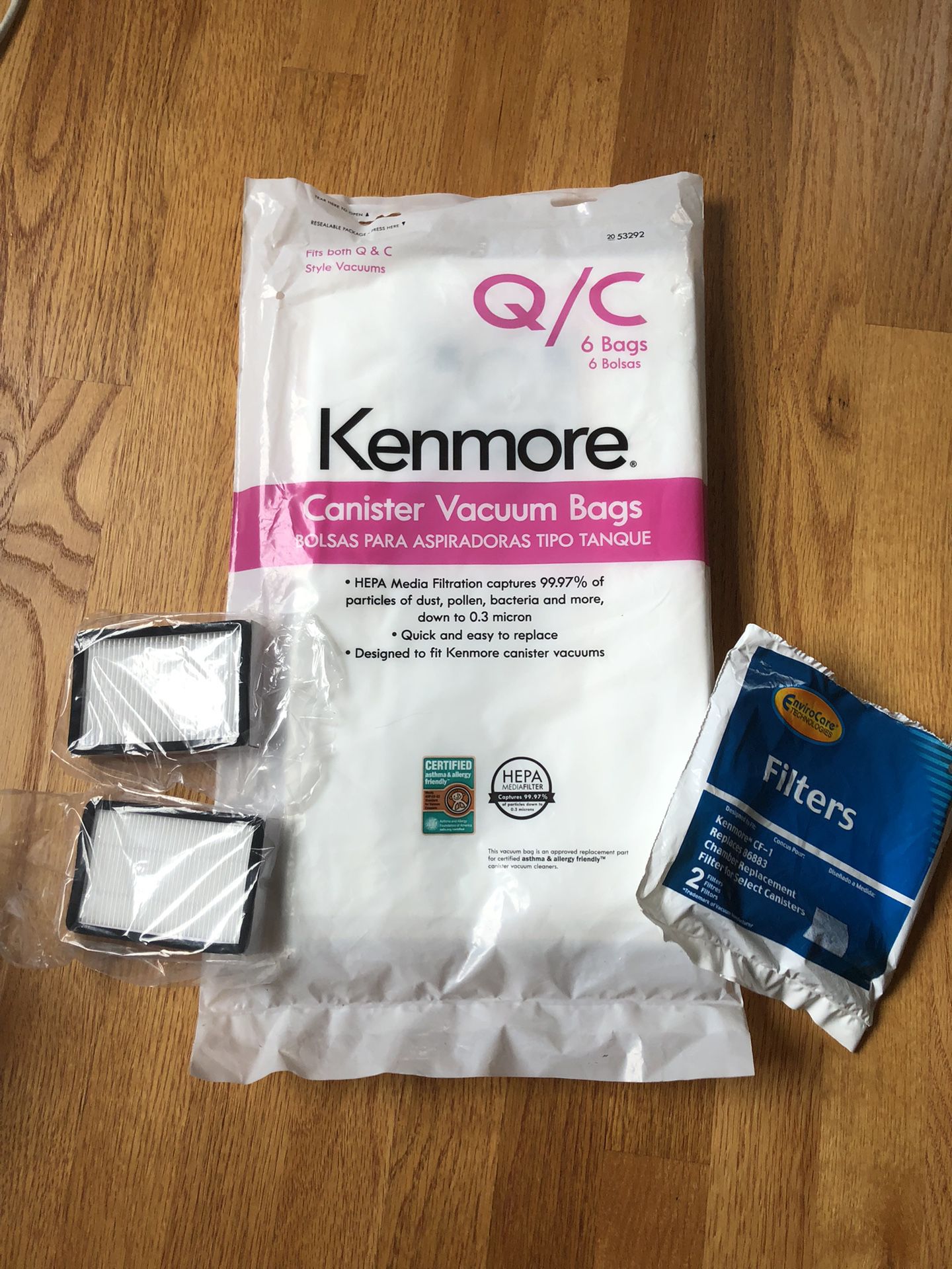 Kenmore Canister Vacuum Bags & Filters 