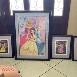 Princess Frames 5 Pieces 