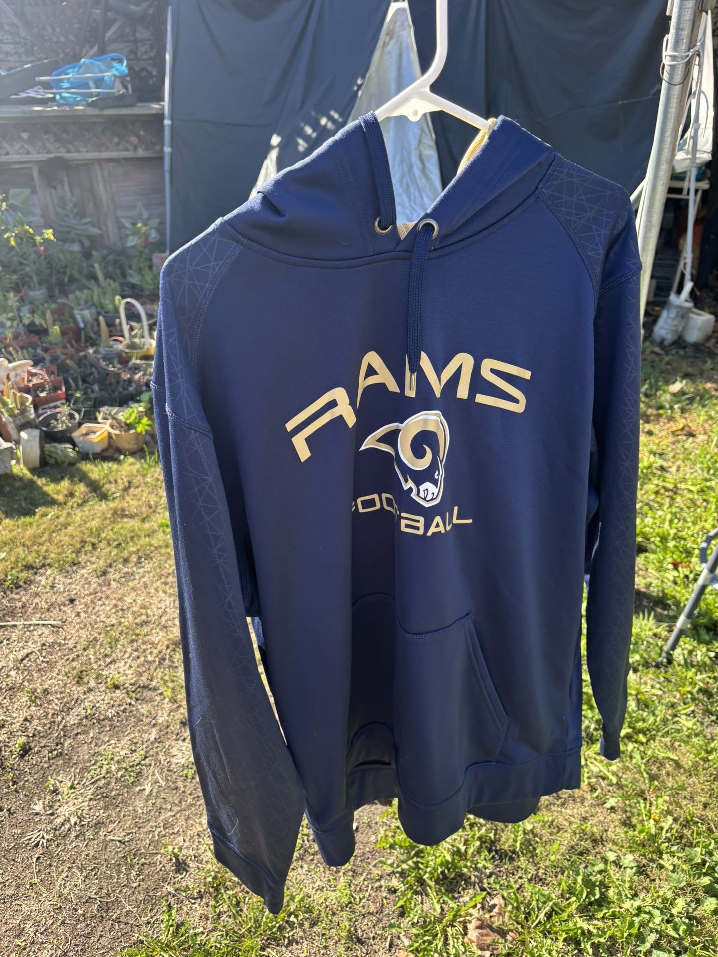 Los Angeles, Rams, Hooded Sweatshirt Xl