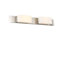 Dice 24in LED Bathroom Vanity & Wall Light 3000K in Brushed Nickel (WS-20624-BN)