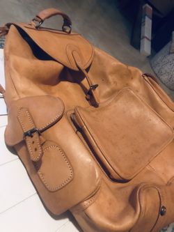 Real Argentine Leather Backpack