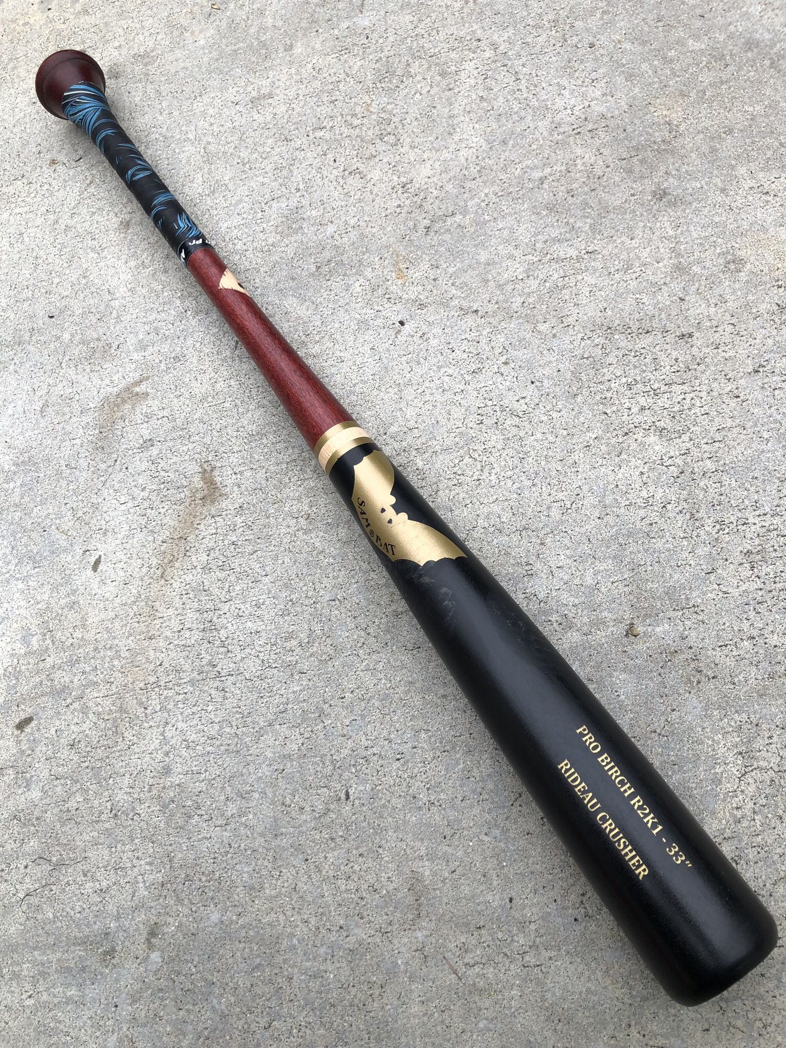 Batte de baseball Sam Bat MB1 Rideau Crusher Pro en bois d'érable 33