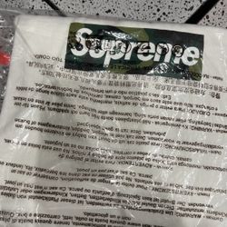 SUPREME BOX LOGO WHITE CAMO