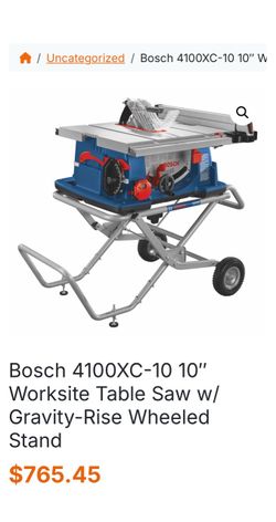 Bosch 4100xc table saw
