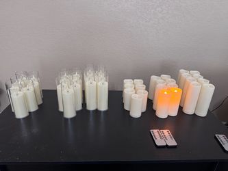 Remote control light up candles