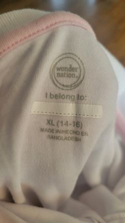Girls Uniform Shirts White And One Blue