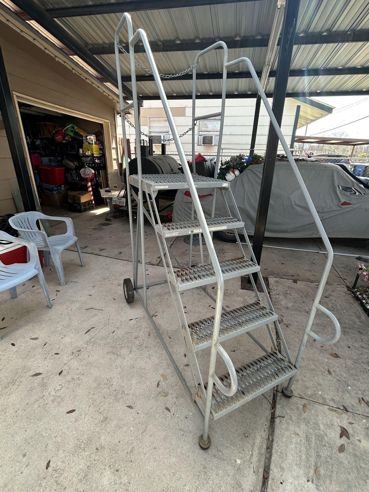 Cotterman Platform Rolling Staircase