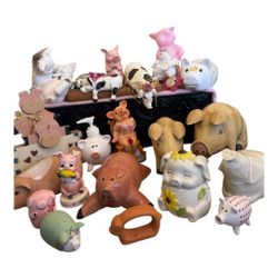 Vintage Pig Collection 