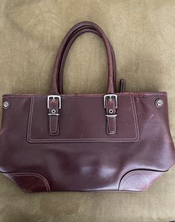 Vintage Leather Satchel Purse