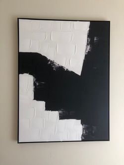 Large abstract and textured modern art
