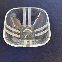 Noritake full lead crystal Germany, Meridian square bowl, 5 x 5 x 2, never used