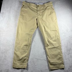 Nike Dri-FIT Pants Men’s 38x28 Beige Golf Khakis Stretch Performance #3667