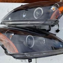 04-07 Mitsubishi Lancer LED Projector Headlights Luces Calaveras Micas Faros Focos Faroles
