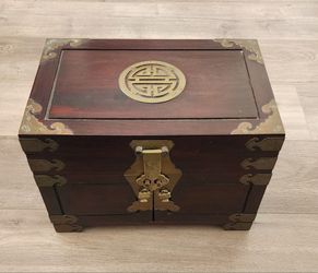 Vintage Asian Jewelry Box 