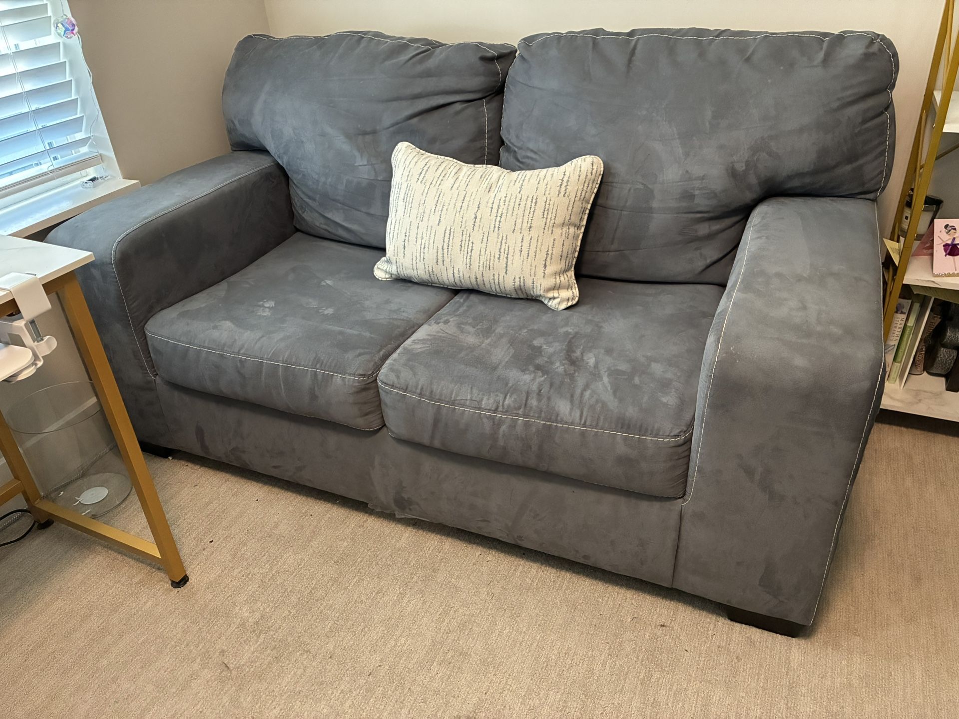 Ashley Furniture Loveseat- Kanosh Steel