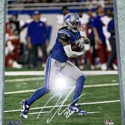 Jahmyr Gibbs Autographed Photo