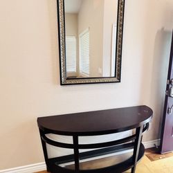 Console Table And Mirror