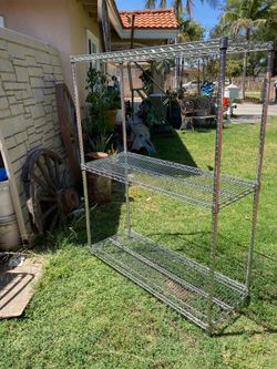 Shelf metal dim 48”x28”x65”
