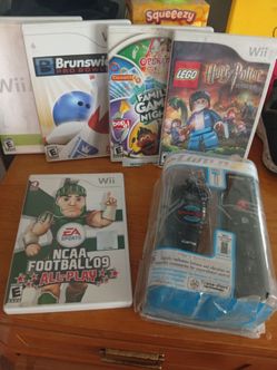 Nintendo Wii Games Bundle with Nyko Controller Kit