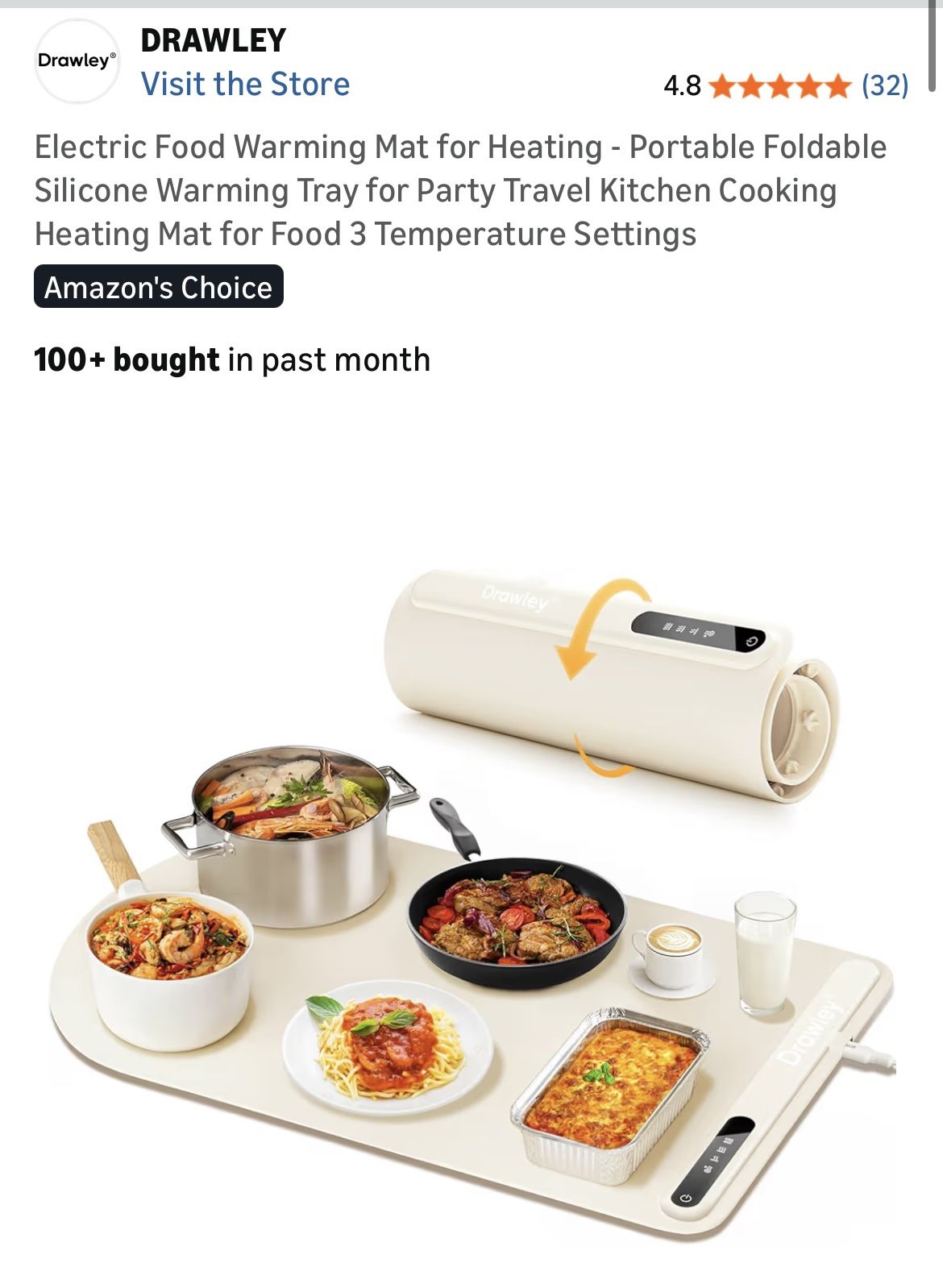 Brand New : Food Warming Mat