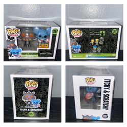 Funko Pop TV THE SIMPSONS Itchy & Scratchy TREEHOUSE OF HORROR Exclusive 