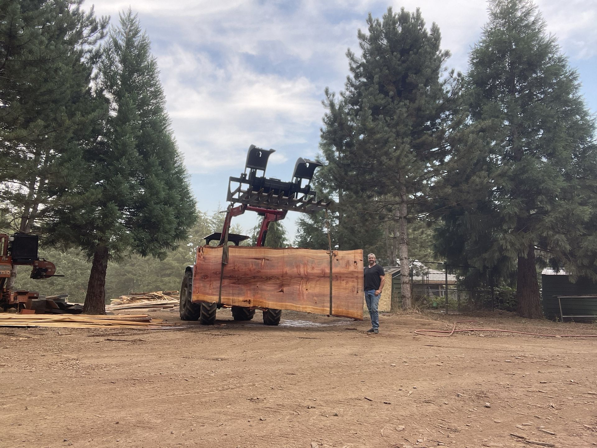 Massive Live Edge Dining Table Redwood Slabs! Coming From Oregon This Week