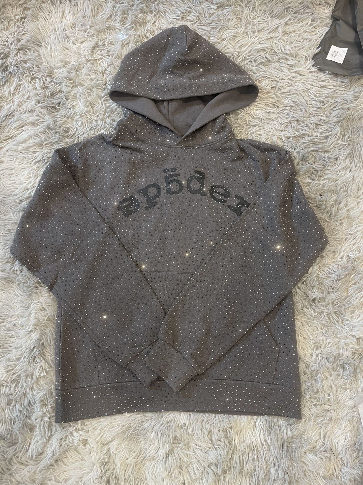 Grey Sp5der VVS Hoodie
