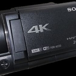 Sony 4k Camcorder Barely Used.