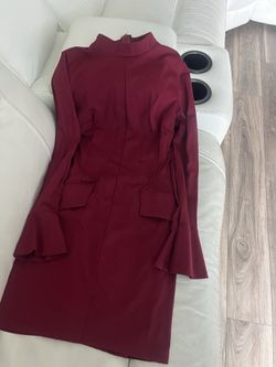 Burgundy lovely Dress
