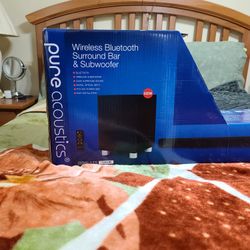 Pure Acoustics Wireless Bluetooth Surround Bar & Subwoofer