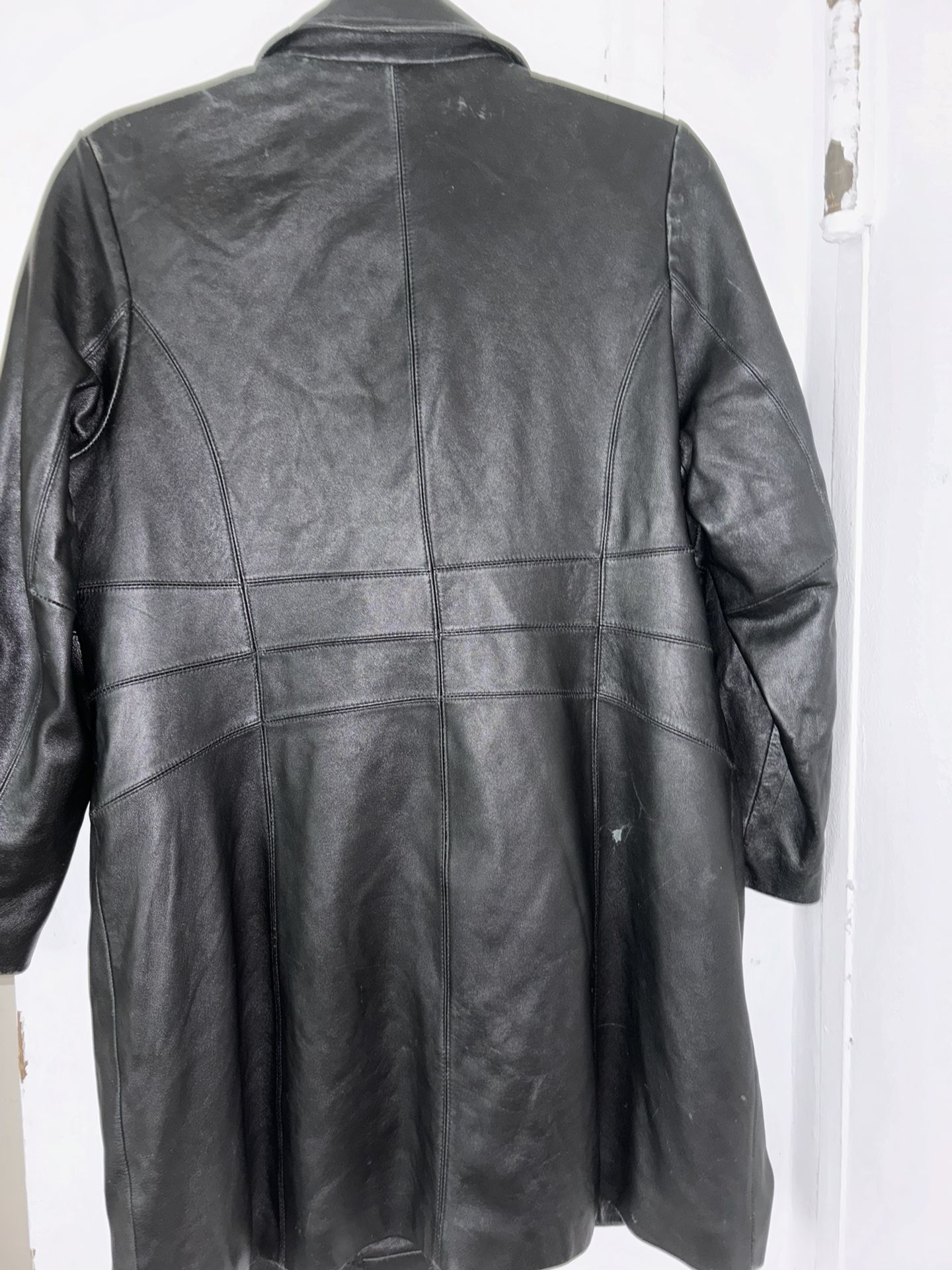 Ashley Stewart Leather Jacket 