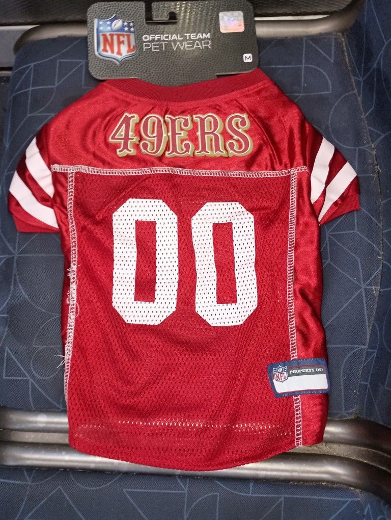 Officially licensed dog jersey San Francisco 49ers size (M) brand new